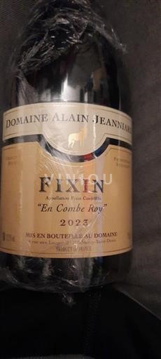 Burgundi Fixin Domaine Alain Jeanniard En Combe Roy 2023