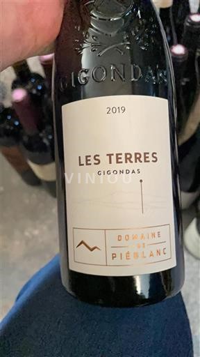 Rhônevallei Gigondas Domaine PiéBlanc Les Terres 2019