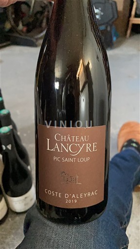 Langvedok Pic-saint-loup Château Lancyre Coste d'Aleyrac 2019