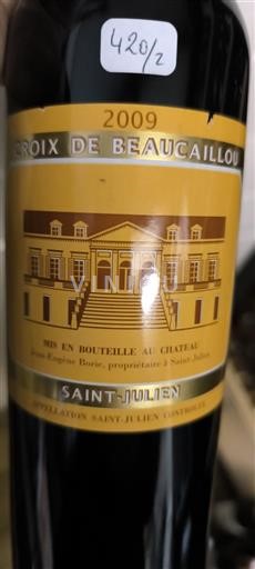 Bordeaux Saint-Julien Croix de Beaucaillou 2009