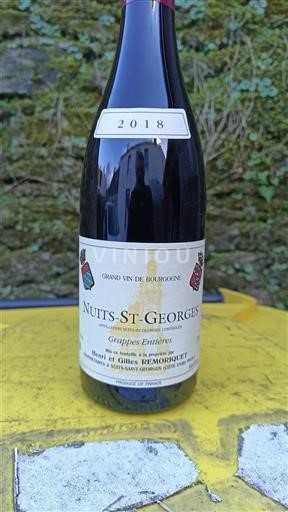 Vina Rouge sec Grapes Entières Henri et Gilles Remoriquet 2018 Francija Burgundija Nuits-Saint-Georges AOC