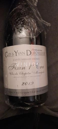 Borgoña No especificado Premier Cru Domaine Guy & Yvan Dufouleur Vieilles Vignes Clos du Chapitre Monopole 2019