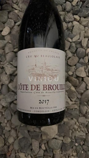 Beaujolais Côte-de-brouilly Quincieu 2017
