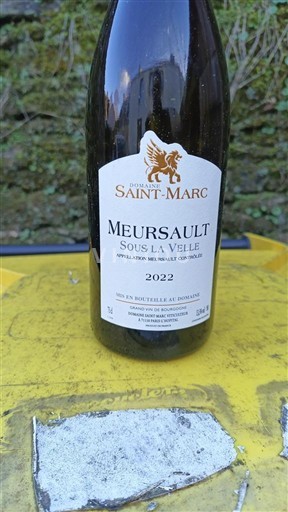 Burgundija Meursault Domaine Saint-Marc Sous la Velle 2022