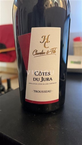 Jura Côtes-du-jura Chevalier & Fils Trousseau 2020