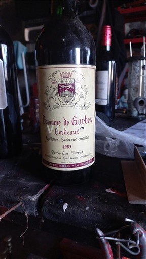 Bordeaux Domaine Garbes 1985