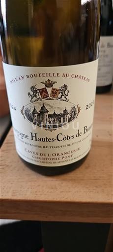 Borgogna Hautes Côtes de Beaune Cave de l'Orangerie 2024