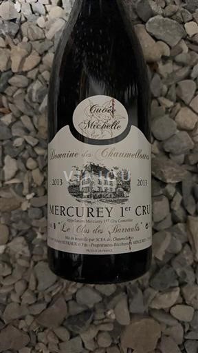 Bourgogne Mercurey Premier Cru Domaine S Chaumellottes Michelle 2013