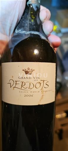 Tây Nam Bergerac Les Verdot Grand Vin Les Verdot selon David Fourtout 2006