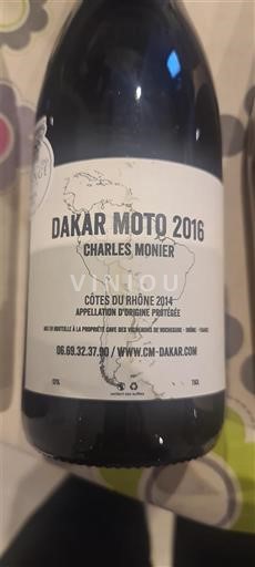 Rhônedalen Côtes du Rhône Charles Monier Dakar Moto 2014