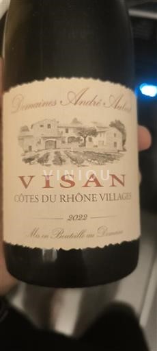 Rhônen laakso Côtes-du-rhône-villages Domaines André Aubert 2022