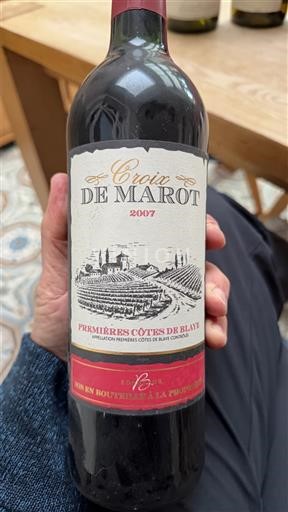 Burdeos No especificado Croix de Marot 2007
