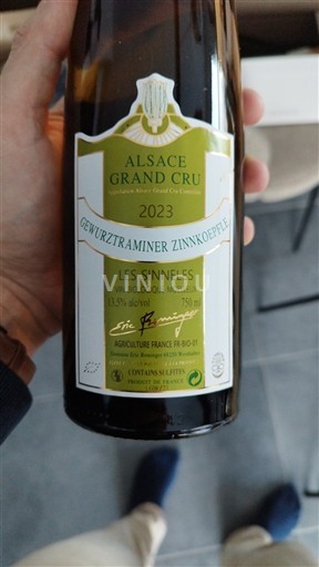 Alsace Alsace Grand Cru Grand Cru Domaine Rominger Gewurztraminer Zinnkoepflé Les Sinneles 2023