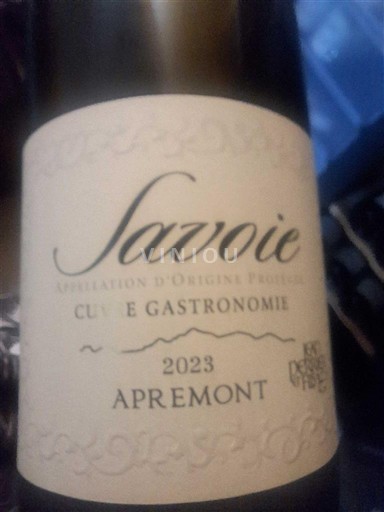 Saboya y Bugey Apremont Cuvée Gastronomie 2023