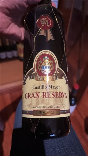 Aragona Cariñena Castillo Mayor Gran Reserva 2009