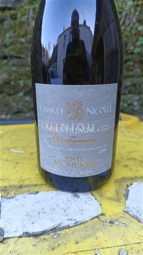 Burgundija Chablis Premier Cru Charly Nicolle Les Fourneaux 2019