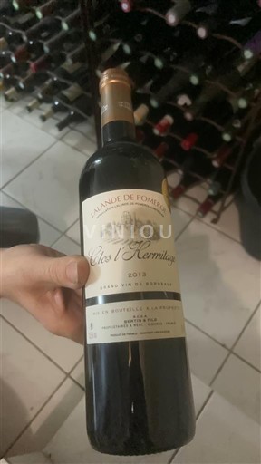 Bordeaux Pomerol Château Grandde de Pomerol Clos l'Hermitage 2013