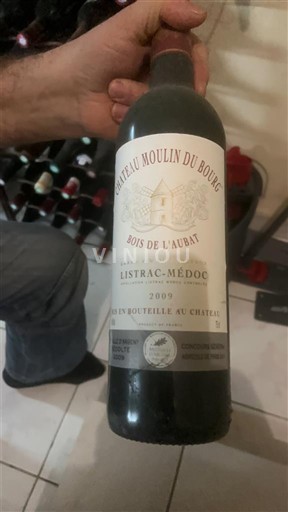 Burdeos Listrac-Médoc Château Moulin du Bourg Bois de l'Aubat 2009