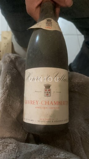 Bourgondië Gevrey-Chambertin Henri de Villars 1982