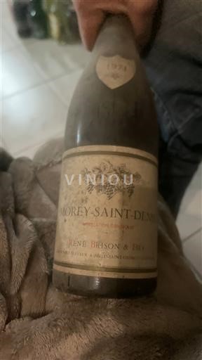 Wines Rouge sec René Bisson & Fils 1971 France Burgundy Morey-Saint-Denis AOC
