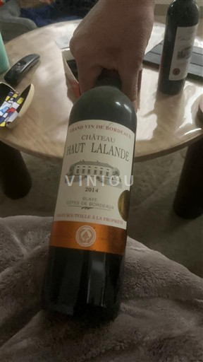Bordeaux Bordeaux Supérieur Château Haut Lalande 2014