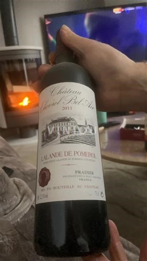 Burdeos Lalande-de-Pomerol Château Cheret Bel Air 2011