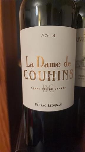 Bordeaux Pessac-Léognan Château Couhins La Dame de Couhins 2014
