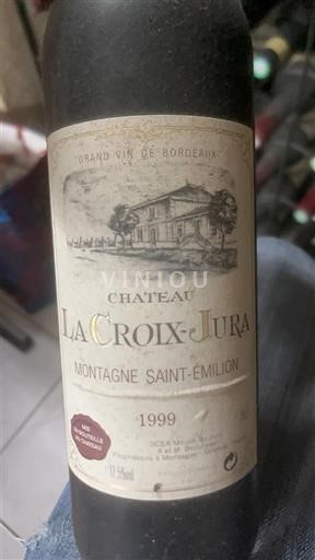 Bordeaux Montagne-saint-émilion Château La Croix Jura 1999