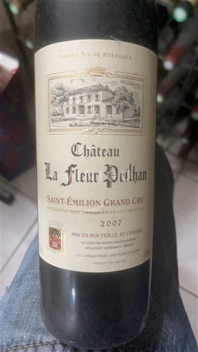 Bordeaux Saint-Émilion Grand Cru Château La Fleur Pelhan 2007