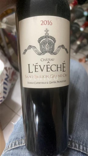 Bordeaux Saint-Émilion Grand Cru Grand Cru Château L'Évêché 2016