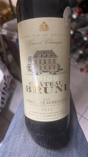 Burdeos Bordeaux superior Château Bruni Grand Classique 2012