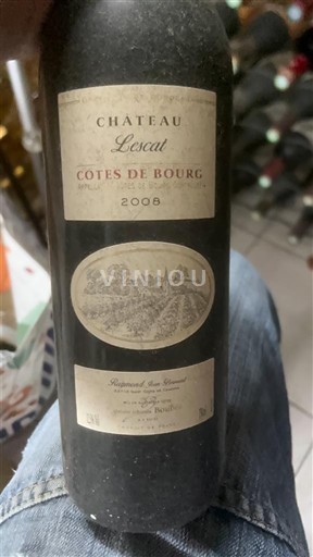 Bordeaux Côtes-de-bourg Château Lescat 2008