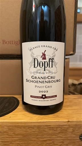 Alsace Pinot xám Grand Cru Dopff 2022