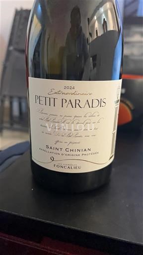 Langvedok Saint-Chinian Foncalieu Petit Paradis Extrordinare 2024