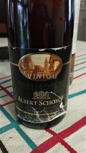 Elsass Alsace Grand Cru Grand Cru Albert Schoech Ohne Jahrgang