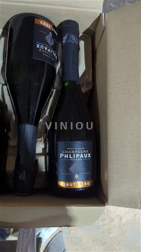 Champaña Champán Phlipaux Brut Zéro Sin añada