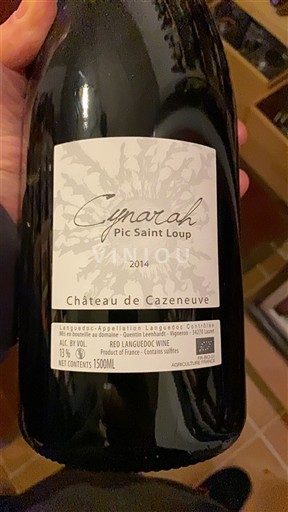 Langvedok Pic-saint-loup Château Cazeneuve Cynarah 2014