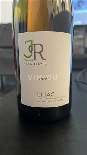 Vallée du Rhône Lirac Domaine Jocelyn Raoux 2022