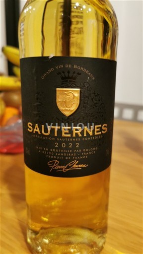 Bordeaux Sauternes Pierre Chauvaux 2022
