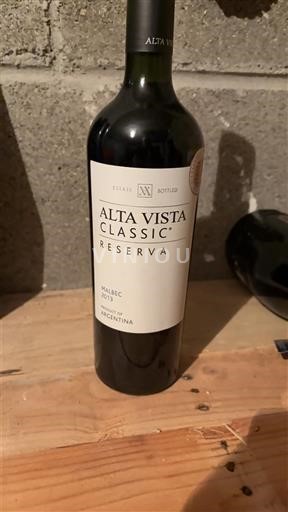Mendoza No especificado Alta Vista Mal bec Classic Reserva 2013