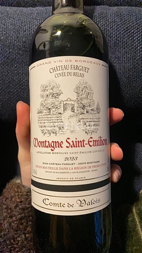 Bordeaux Montagne-saint-émilion Château Farguet du Relais 2019