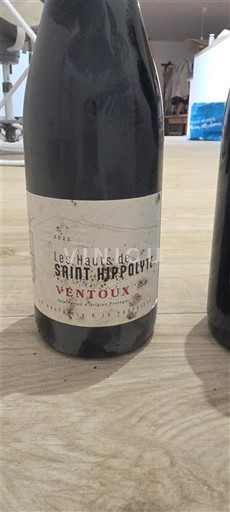 Vallée du Rhône Ventoux Les Hauts de Saint Hippolyte 2022