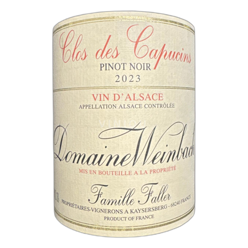 Alsácia Não especificado Domaine Weinbach Clos des Capucins 2023