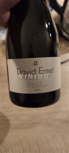 Alsace Crémant d'Alsace David Ermel Millésimé 2020