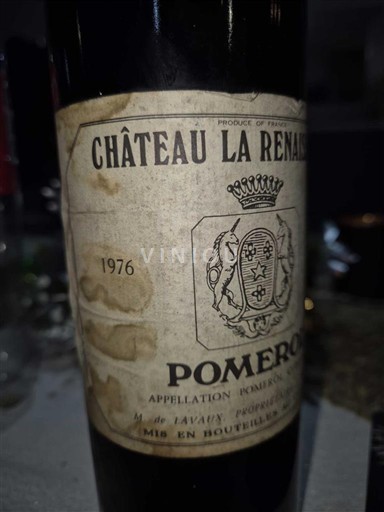Bordeaux Pomerol Château La Renaissance 1976