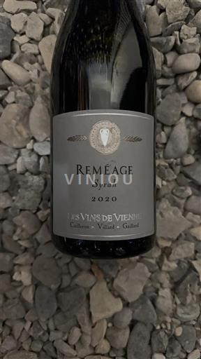 Alpes và các vùng Rhodanien Collines rhodaniennes Les Vins de Vienne Reméage Syrah 2020