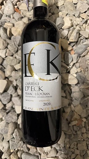 Bordeaux Pessac-Léognan Château Eck 2020