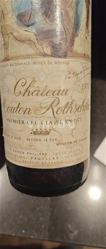 Bordeaux Pauillac Premier Cru Château Mouton Rothschild 1973