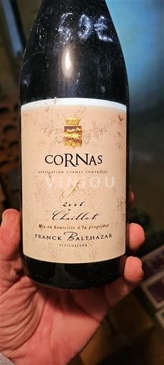Thung lũng Rhône Cornas Franck Balthazar Chaillots 2006