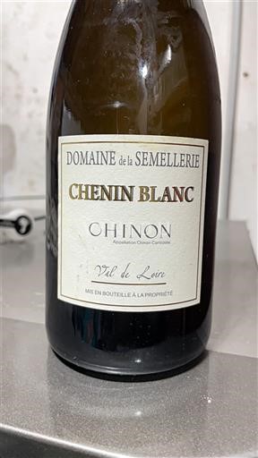 Valle del Loira Chinon Domaine La Semellerie Chenin Blanc Sin añada